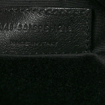 Saint Laurent Linen Canvas Teddy Shopping Bag Black 10 of 16