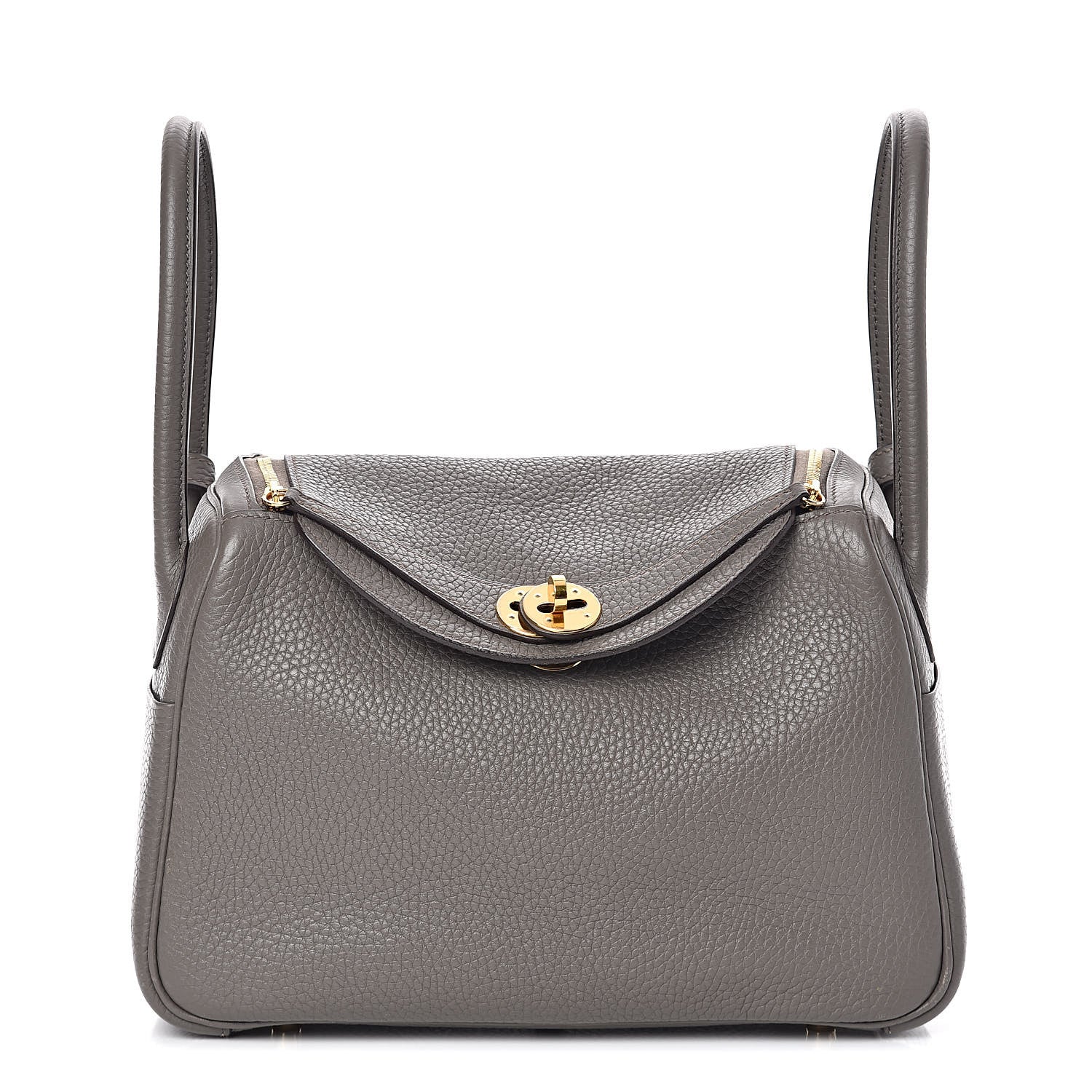 Hermes Taurillon Clemence Lindy 26 Etain 1 of 11
