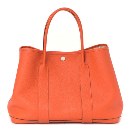 Hermes Vache Country Garden Party 36 MM Orange 1 of 9