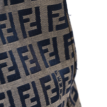 Fendi Zucchino Shoulder Bag Blue 12 of 12