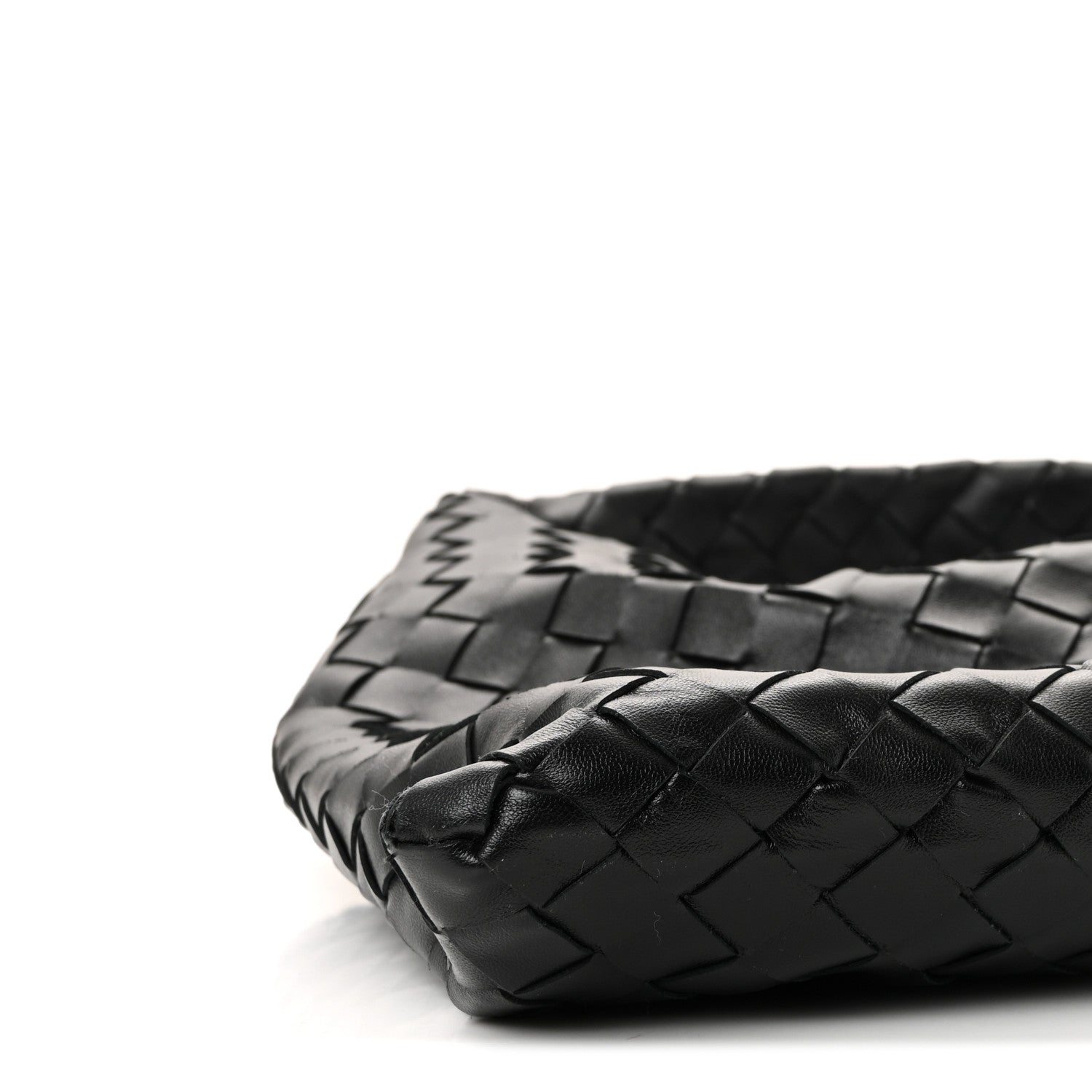 Bottega Veneta Calfskin Intrecciato Small Hop Black 9 of 10
