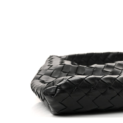Bottega Veneta Calfskin Intrecciato Small Hop Black 9 of 10