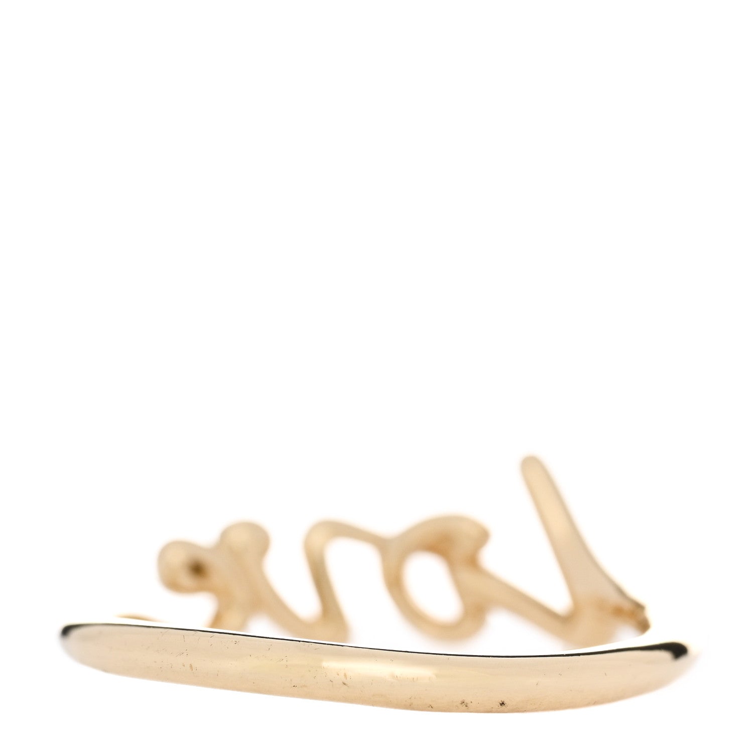 Tiffany 18K Yellow Gold Mini Paloma's Graffiti Love Ring 52 6 3 of 6