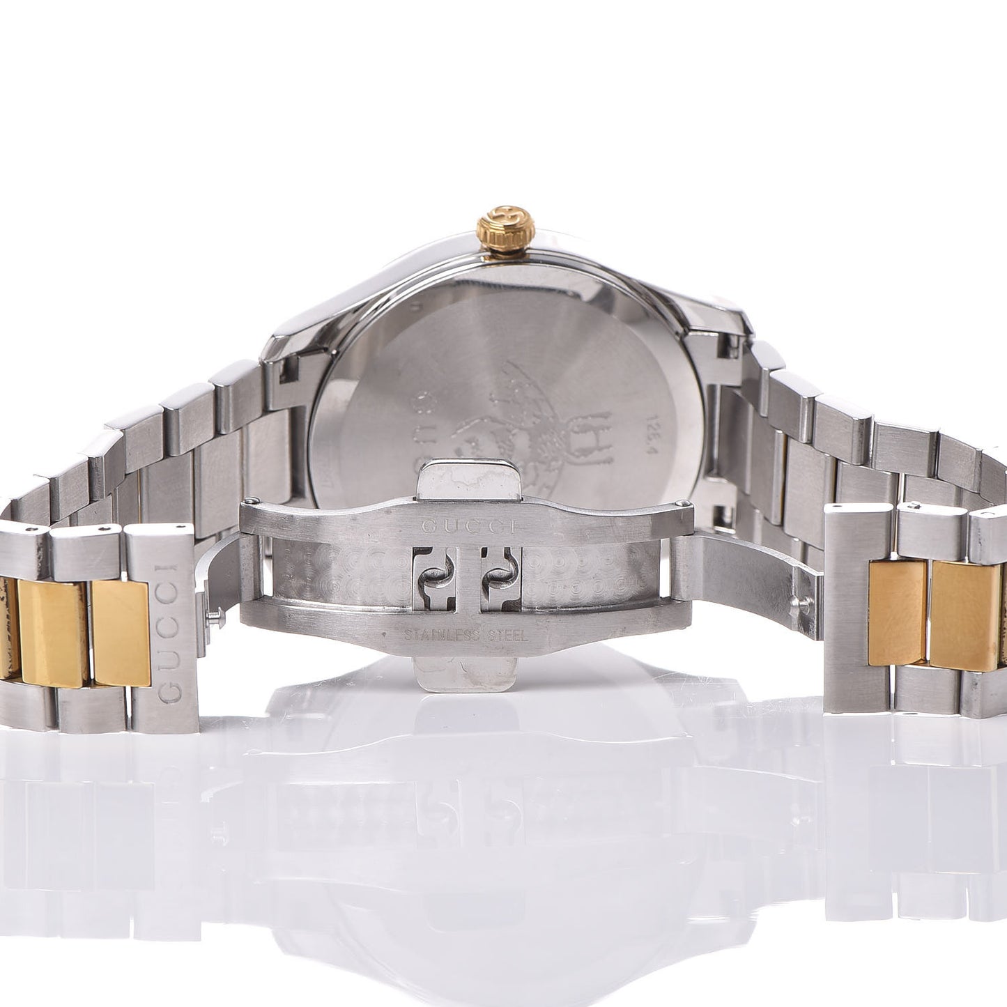 Stainless Steel 38mm G-Timeless Two Tone Snake Quartz Watch