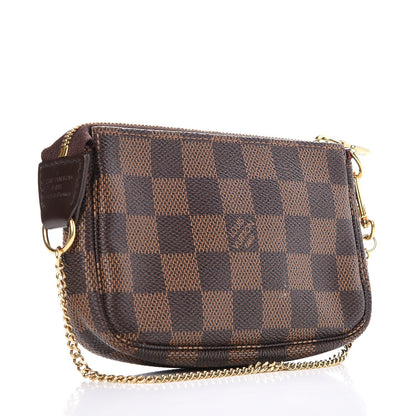 Louis Vuitton Damier Ebene Mini Pochette Accessories 3 of 7