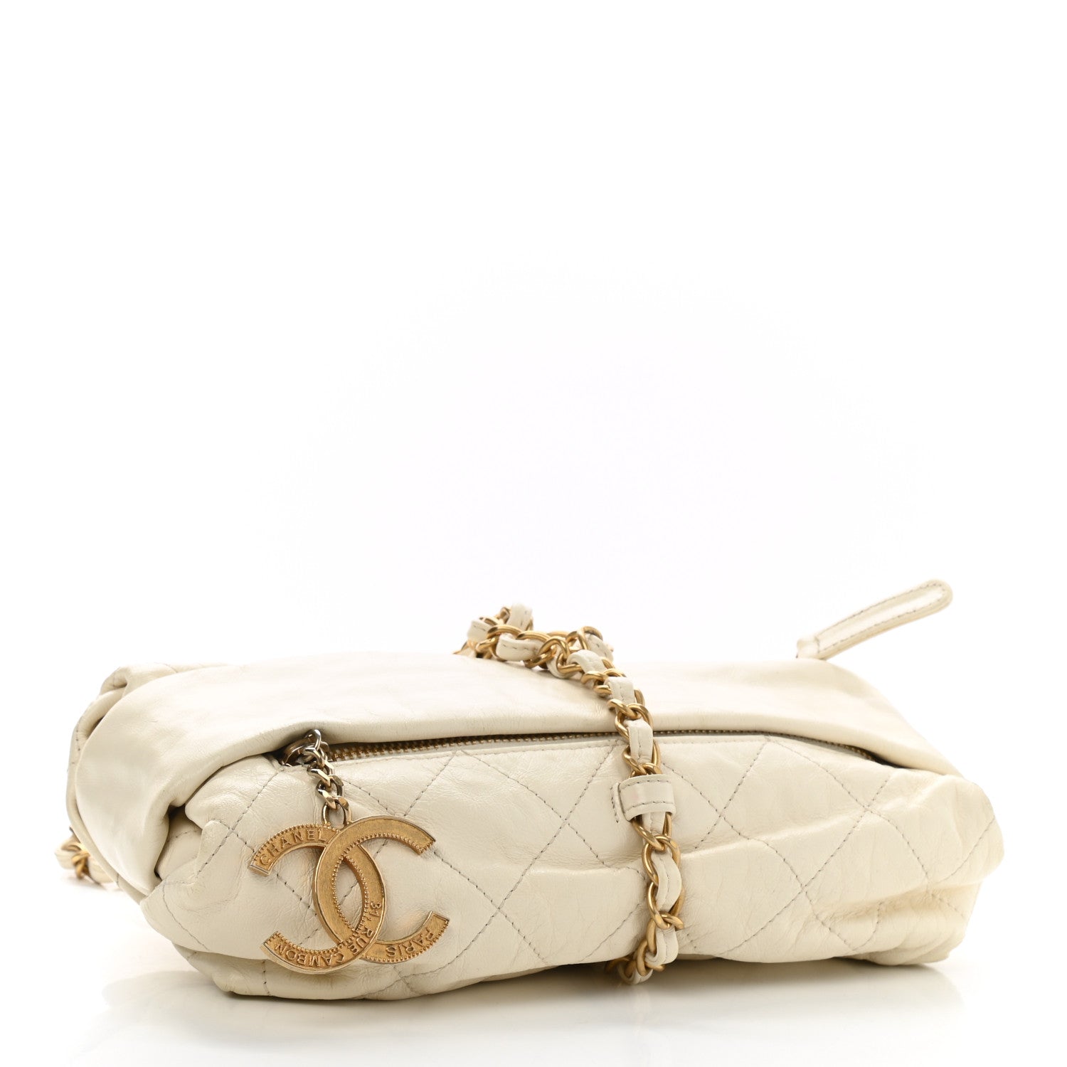 Chanel Calfskin Quilted Baluchon White 4 of 11