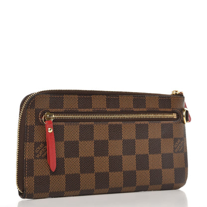 Louis Vuitton Damier Ebene Complice Trunks and Bags Wallet Red 3 of 8