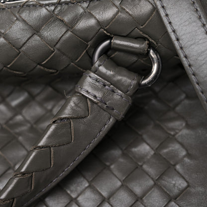 Bottega Veneta Calfskin Intrecciato Large Leggero Tote Kaki Fondente 34 of 43