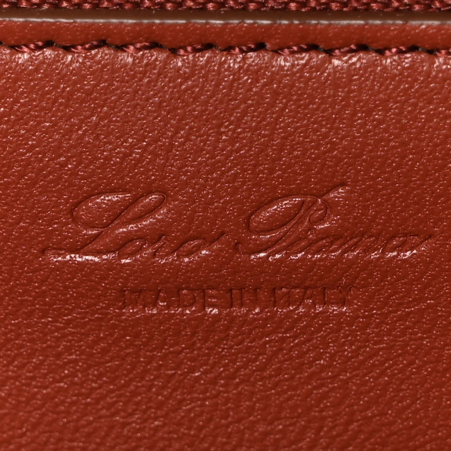 Loro Piana Smooth Calfskin Small Ghiera Bag Navy 6 of 9
