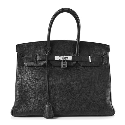 Hermes Fjord Birkin 35 Black 1 of 36