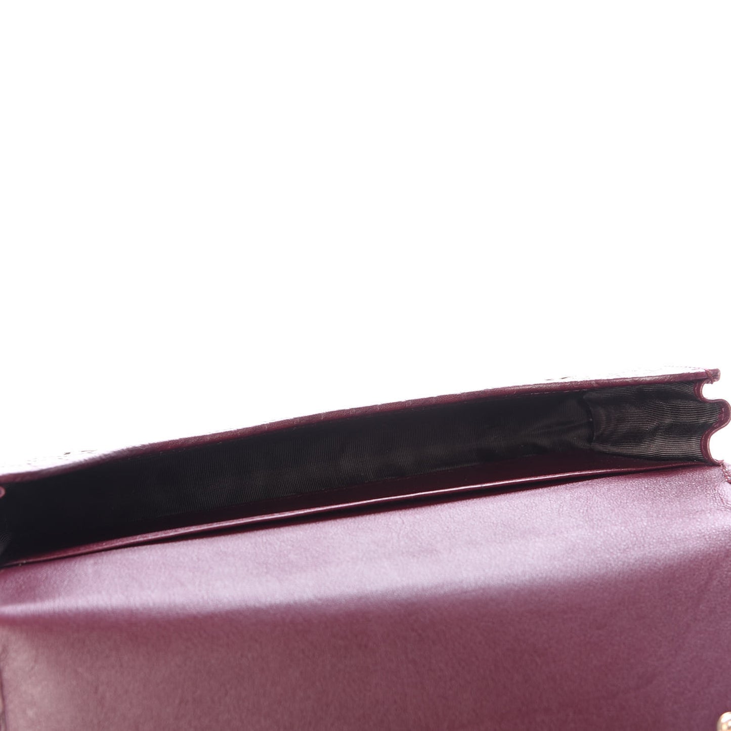 Microguccissima Travel Document Case Burgundy