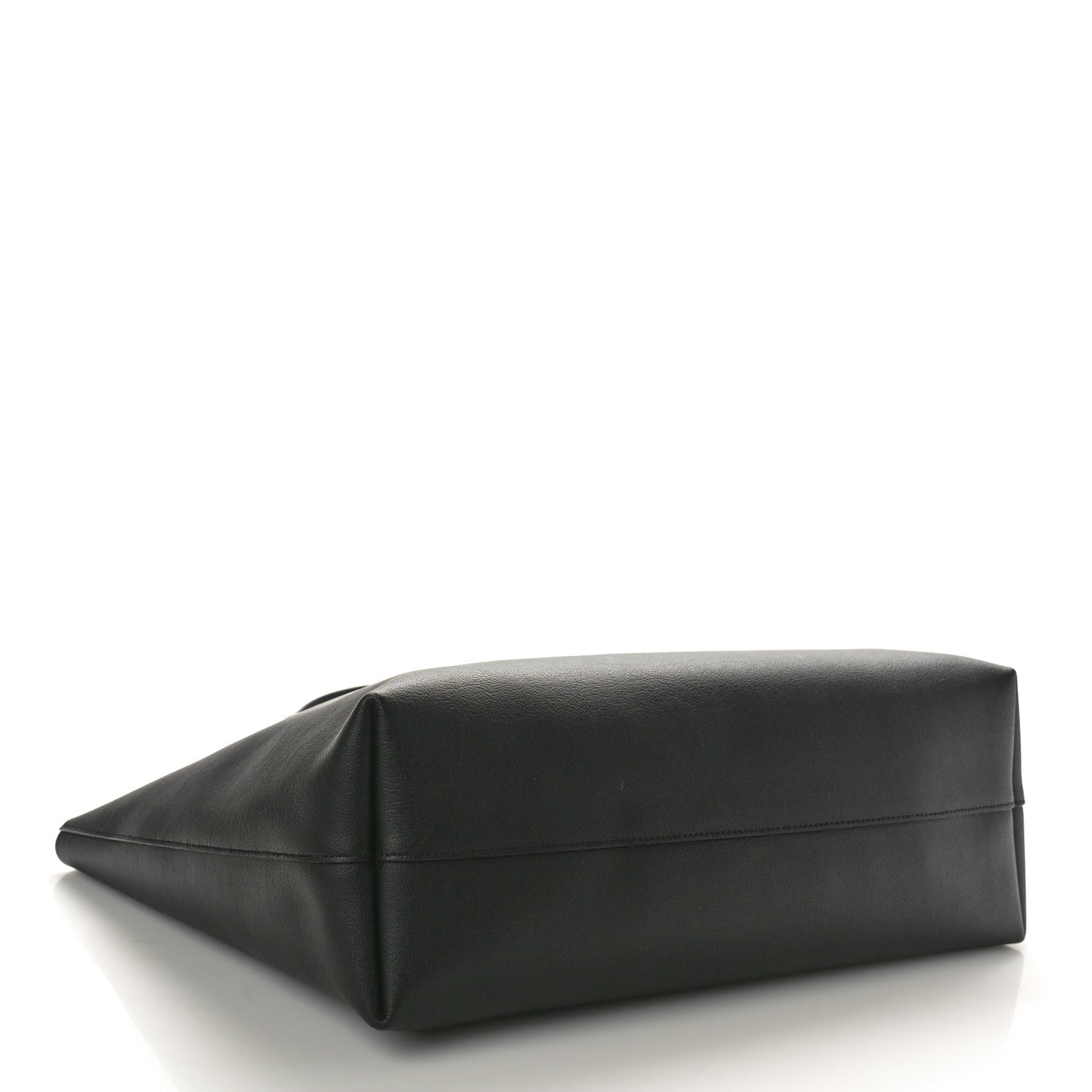 Calfskin Large Shopping Tote Black