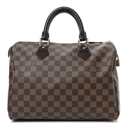 Louis Vuitton Damier Ebene Speedy 30 1 of 10
