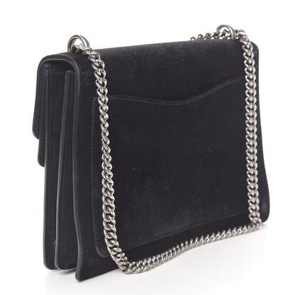 Gucci Suede Medium Dionysus Shoulder Bag Black 3 of 13