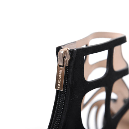 Jimmy Choo Suede Ren 35 Sandals 38 Black 13 of 13
