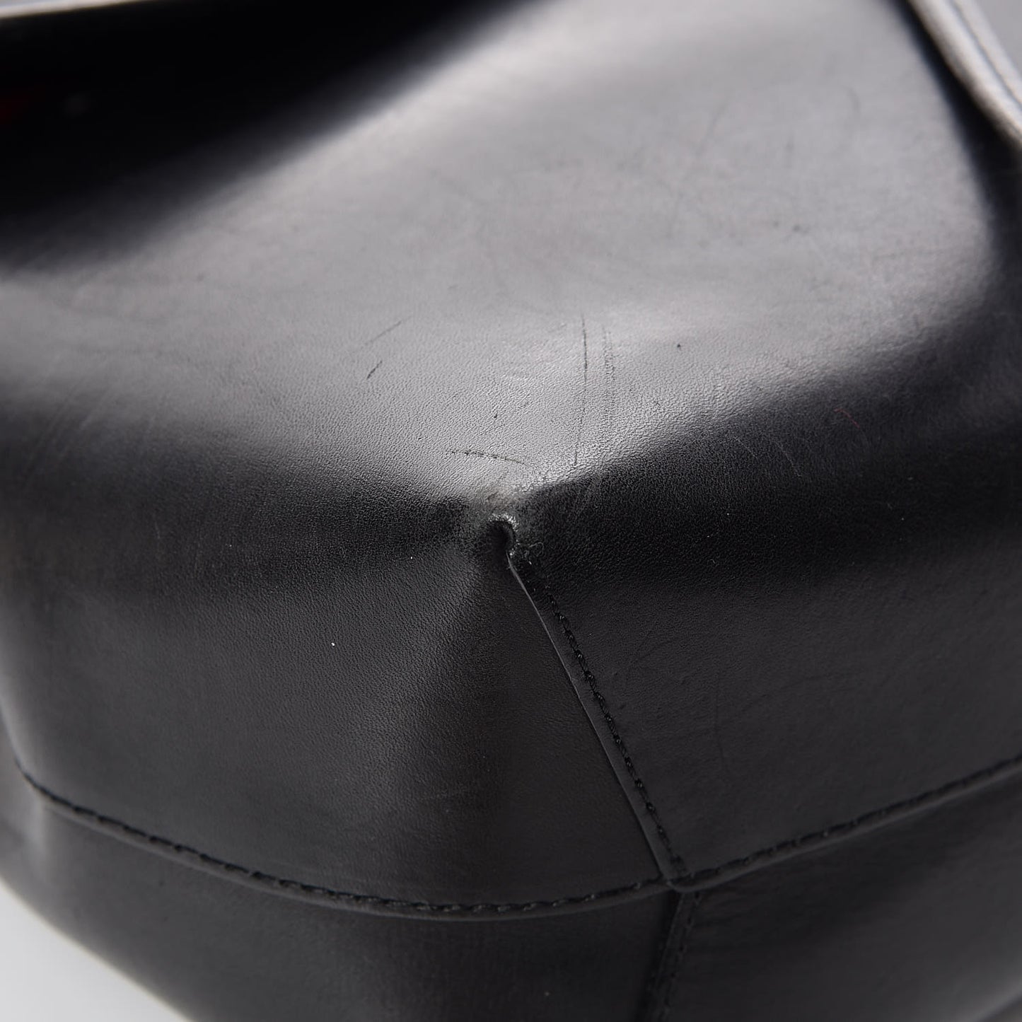 Calfskin Lady Bag Black Flamma