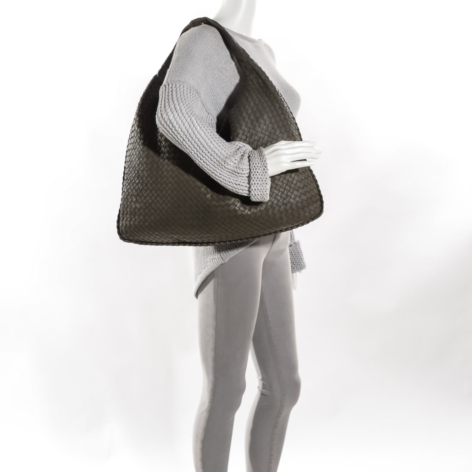 Bottega Veneta Nappa Intrecciato Maxi Veneta Hobo Shadow 3 of 10