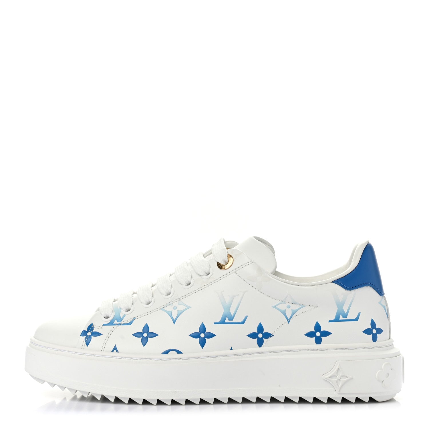 Louis Vuitton Monogram Time Out Sneakers 37 Blue 1 of 7