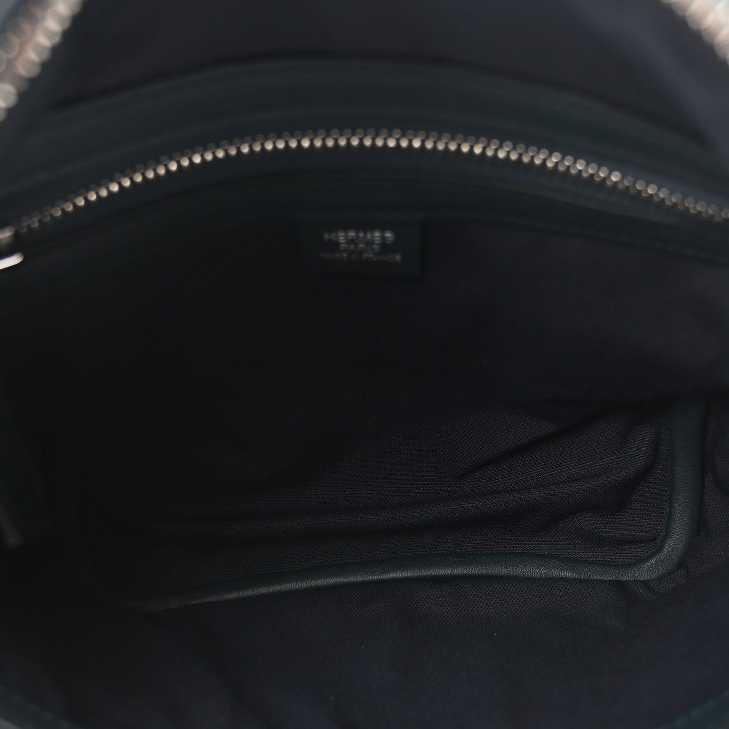 Taurillon Cristobal Cityslide Belt Bag PM Bleu Indigo Vert Cypress