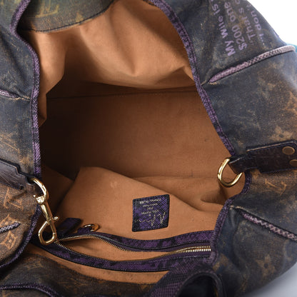 Louis Vuitton Monogram Karung Heartbreak Jokes Tote Violet 5 of 8
