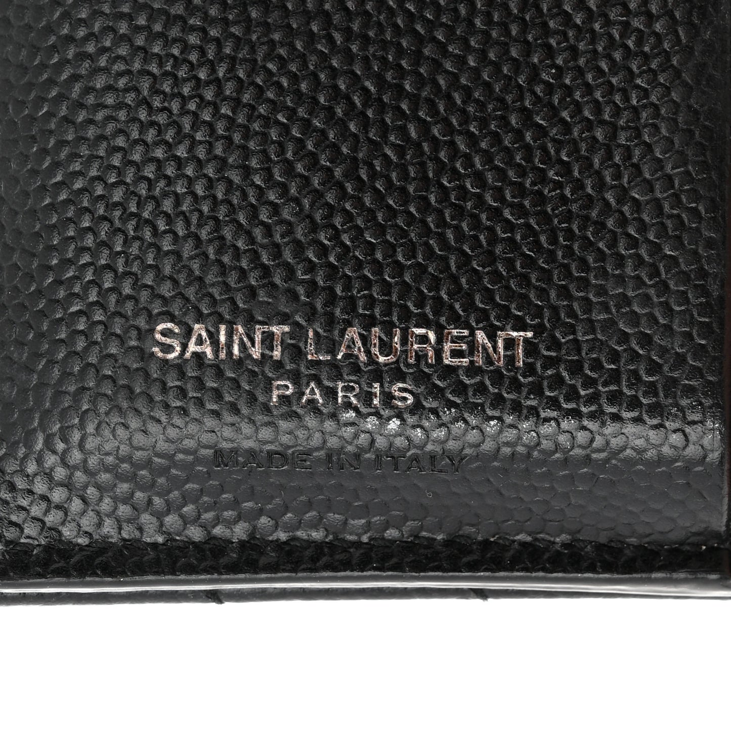 Grain De Poudre Matelasse Chevron Monogram Zipped Card Case Black