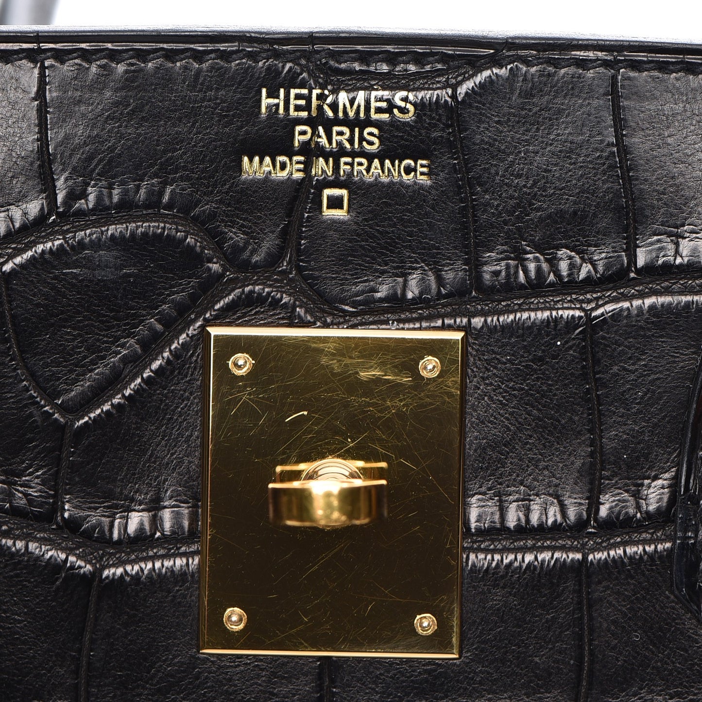 Matte Alligator Birkin 35 Black