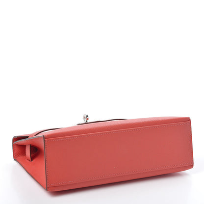 Hermes Epsom Kelly Pochette Clutch Rose Jaipur 4 of 29