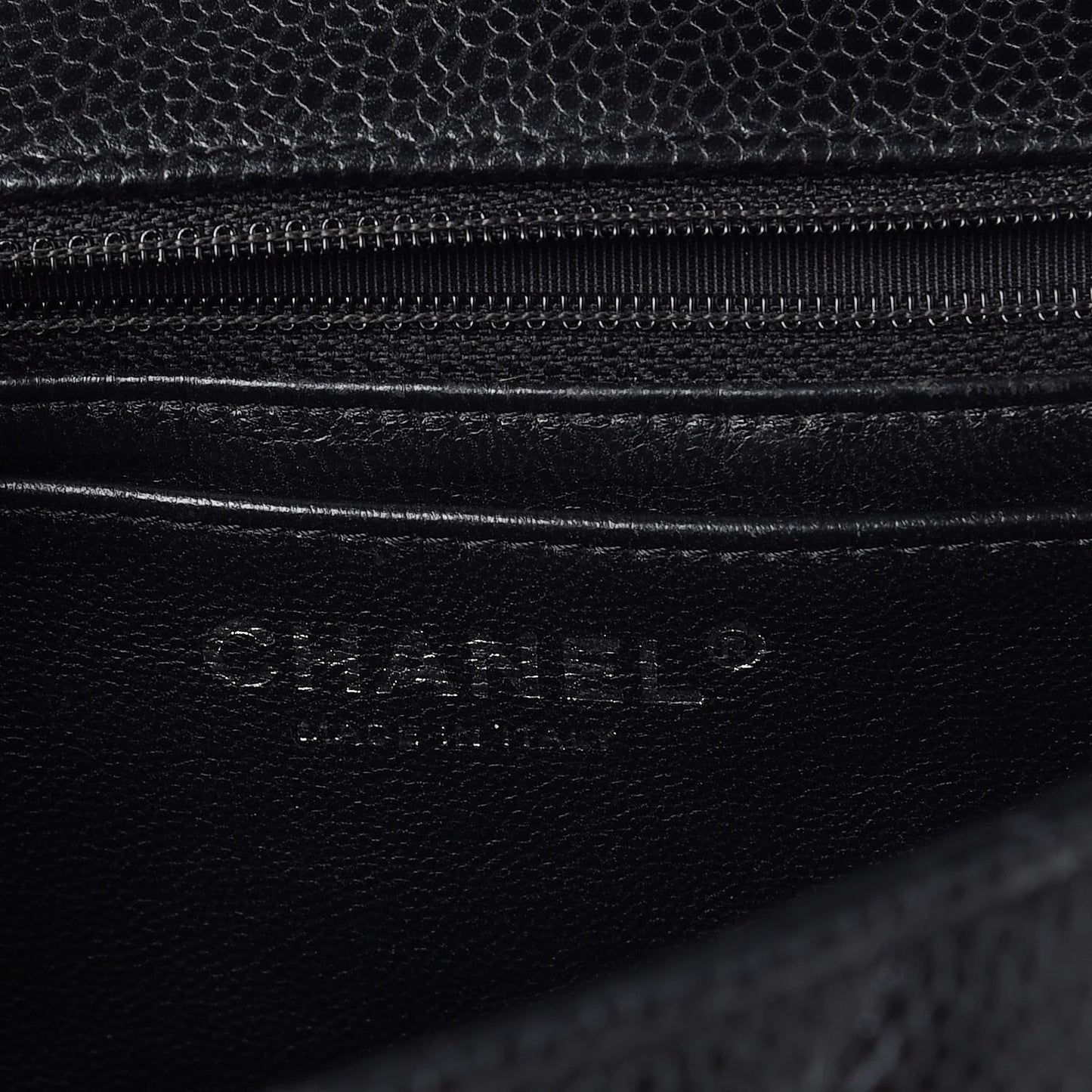 Caviar Quilted Jumbo Single Flap Black