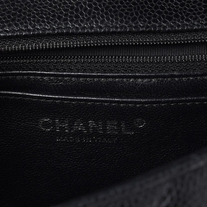 Chanel Caviar Quilted Jumbo Single Flap Black 6 of 8