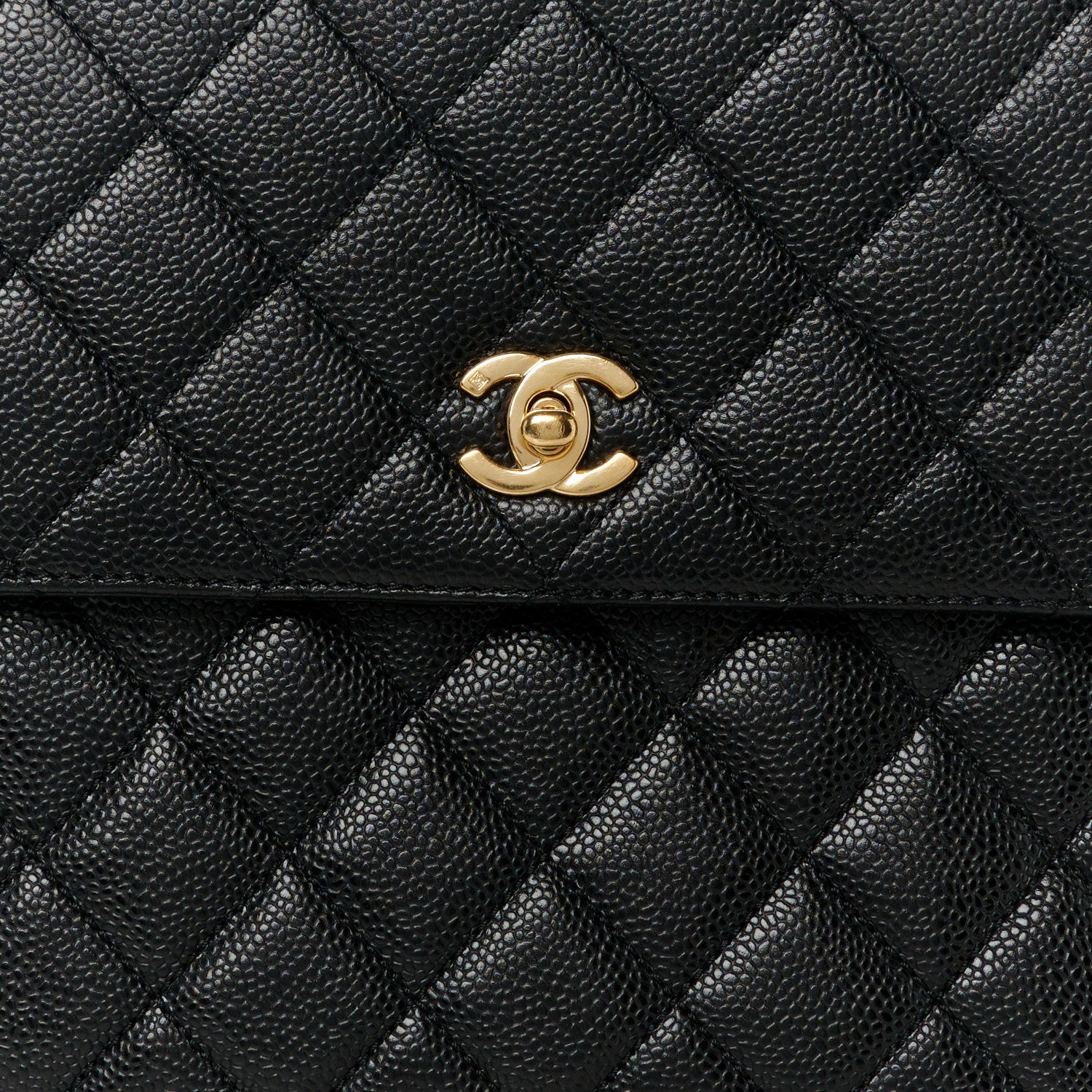 Chanel Caviar Quilted Jumbo Kelly Flap Black 9 of 12