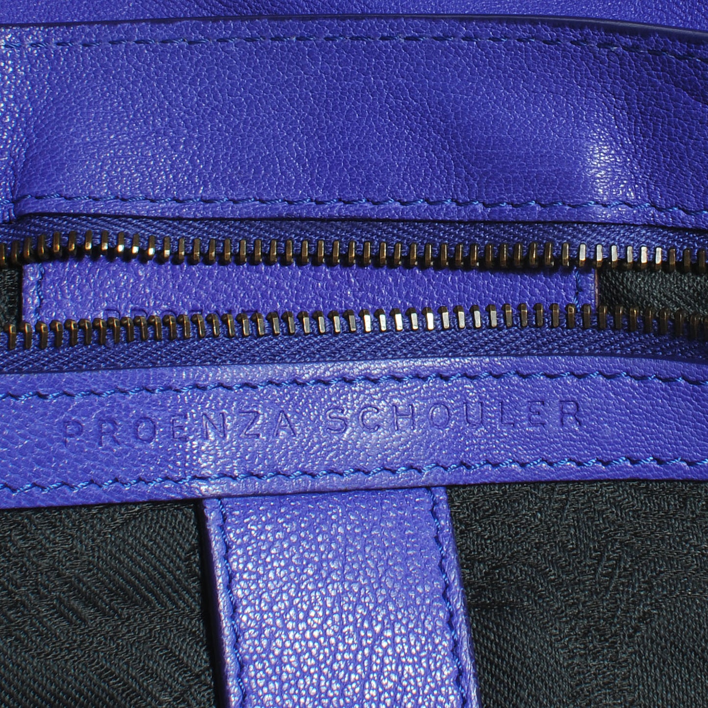 Lambskin PS1 Medium Satchel Purple Rain