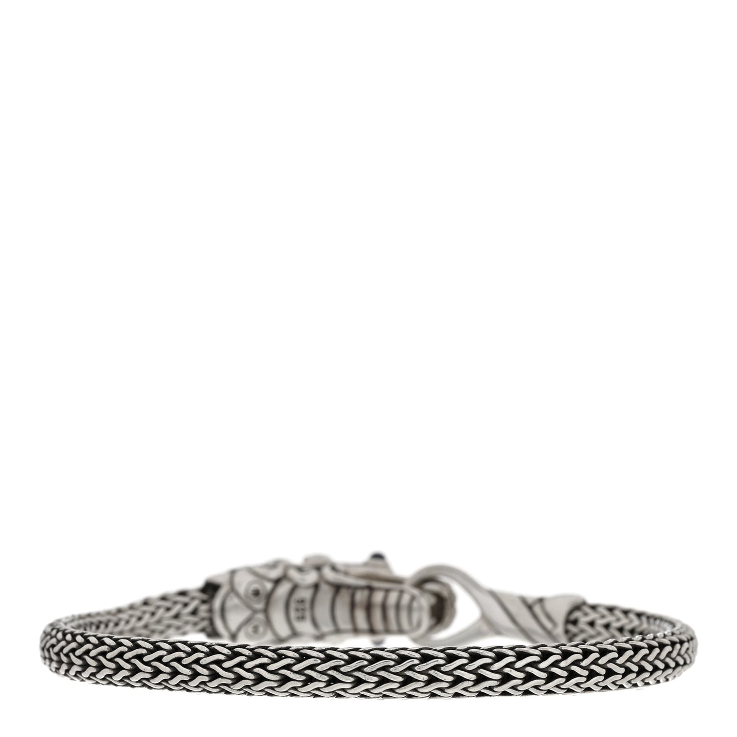 Sterling Silver Blue Sapphire Legends Naga Station Bracelet
