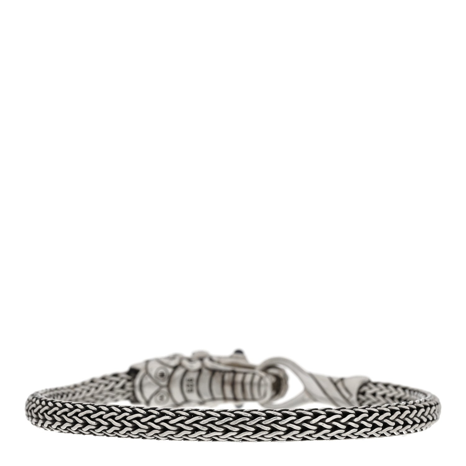 John Hardy Sterling Silver Blue Sapphire Legends Naga Station Bracelet 3 of 4