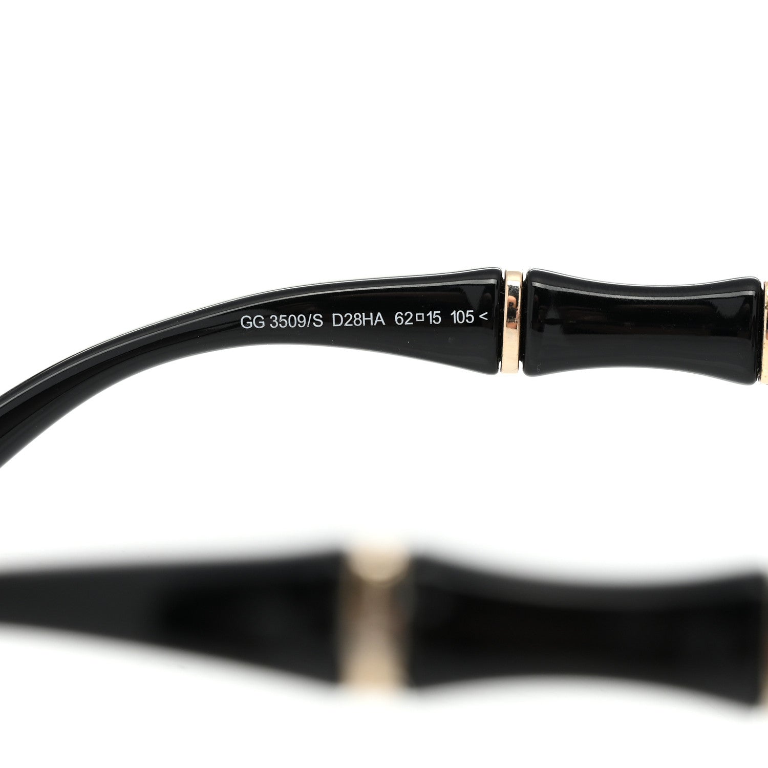 Gucci Bamboo Sunglasses 3509/S Dark Brown 6 of 7