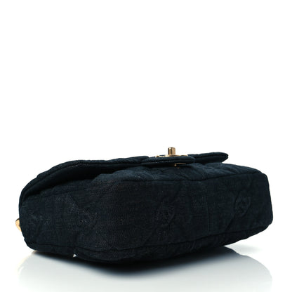 Chanel Denim Quilted Medium CC Funky Town Flap Dark Blue 4 of 10