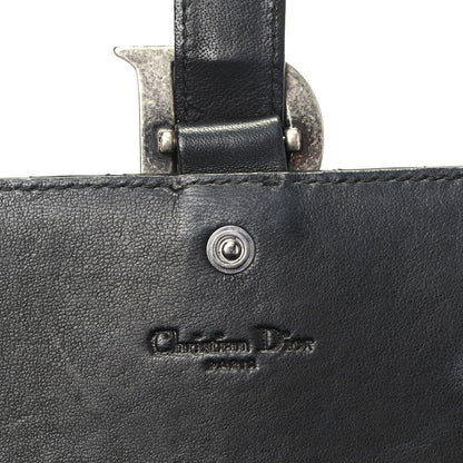 Christian Dior Patent Cannage Crossbody Wallet Black 6 of 9