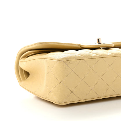 Chanel Caviar Quilted Small Double Flap Yellow 9 of 12