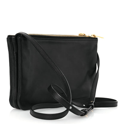Celine Lambskin Small Trio Crossbody Bag Black 3 of 13
