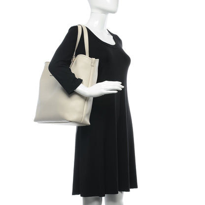 Gucci Calfskin Abbey Tote Off White 2 of 13