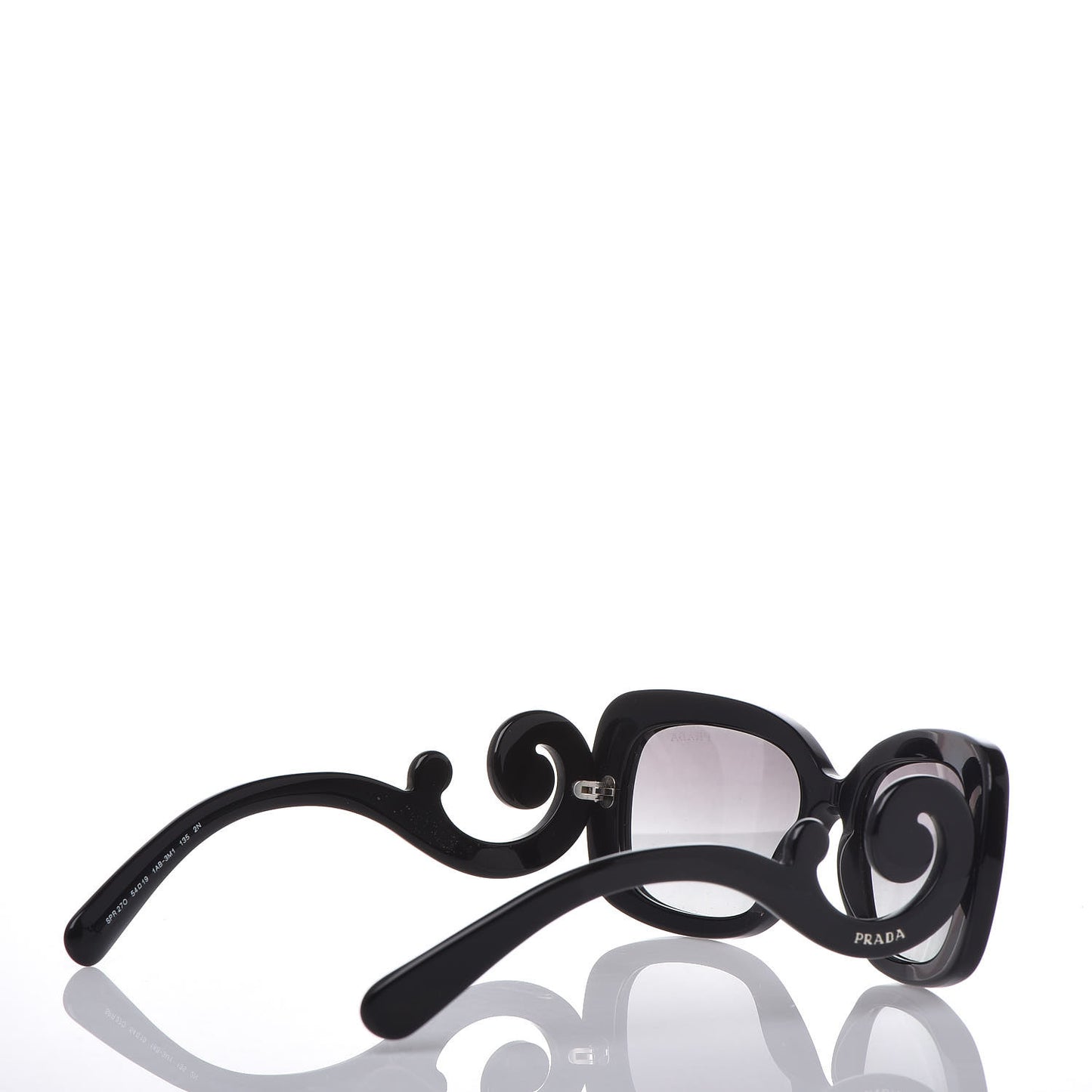 Acetate Baroque Sunglasses SPR 27O Black