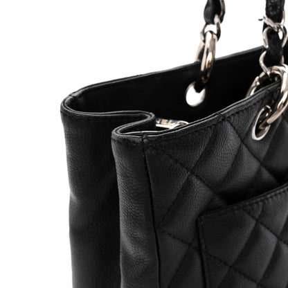 Chanel Caviar Quilted Grand Shopping Tote GST Black 12 of 13