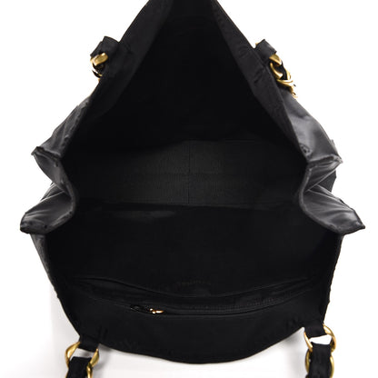Chanel Canvas Chain Jumbo CC Tote Black 5 of 13