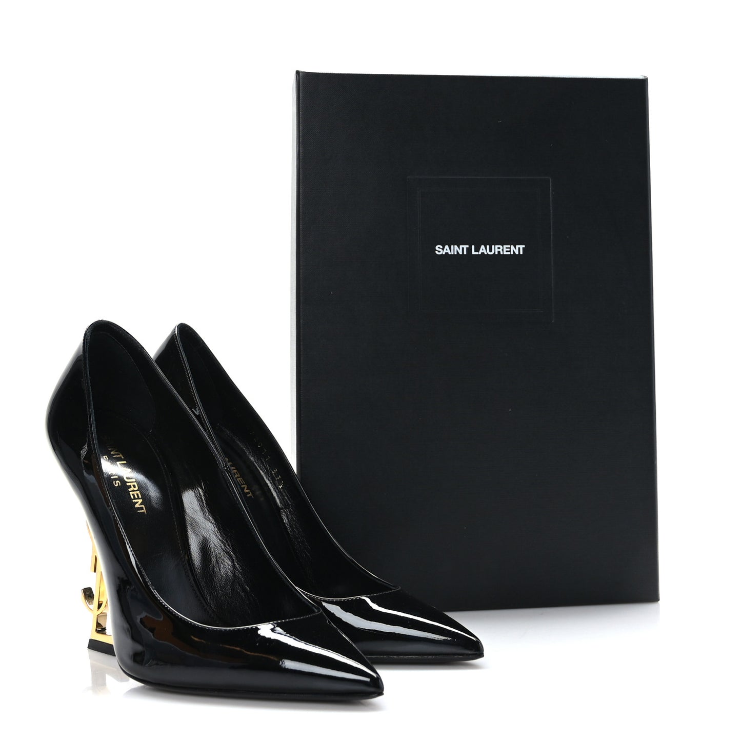 Patent Opyum 110 Pumps 37.5 Black Gold