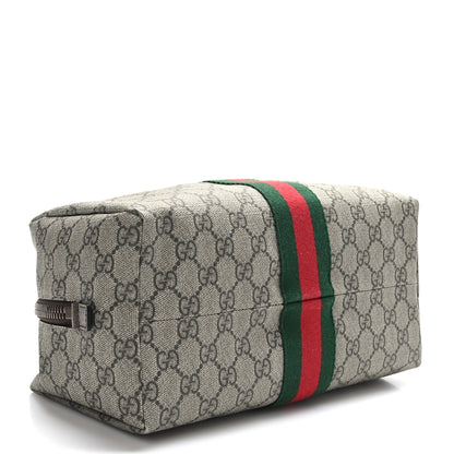 Gucci GG Supreme Monogram Web Ophidia Toiletry Case Beige 4 of 11