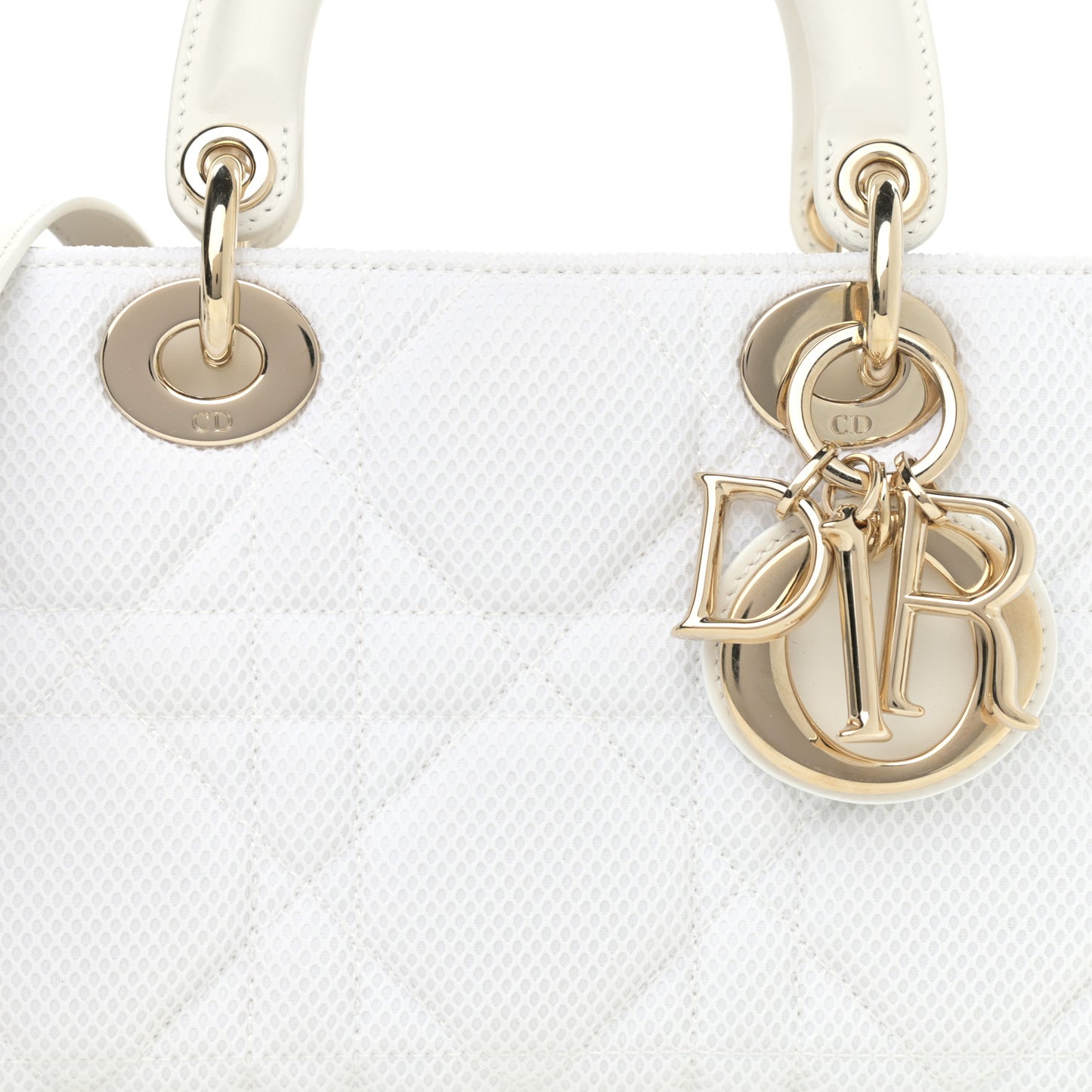 Macrocannage Technical Fabric Lady D-Joy White
