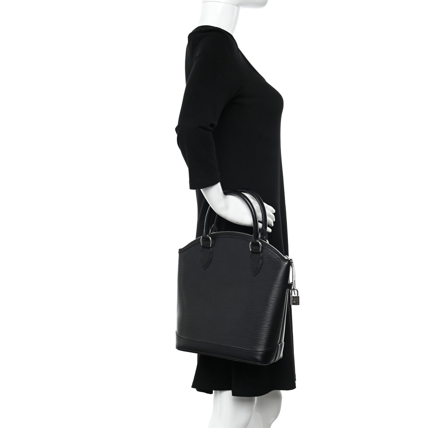 Louis Vuitton Epi Lockit Black 2 of 9