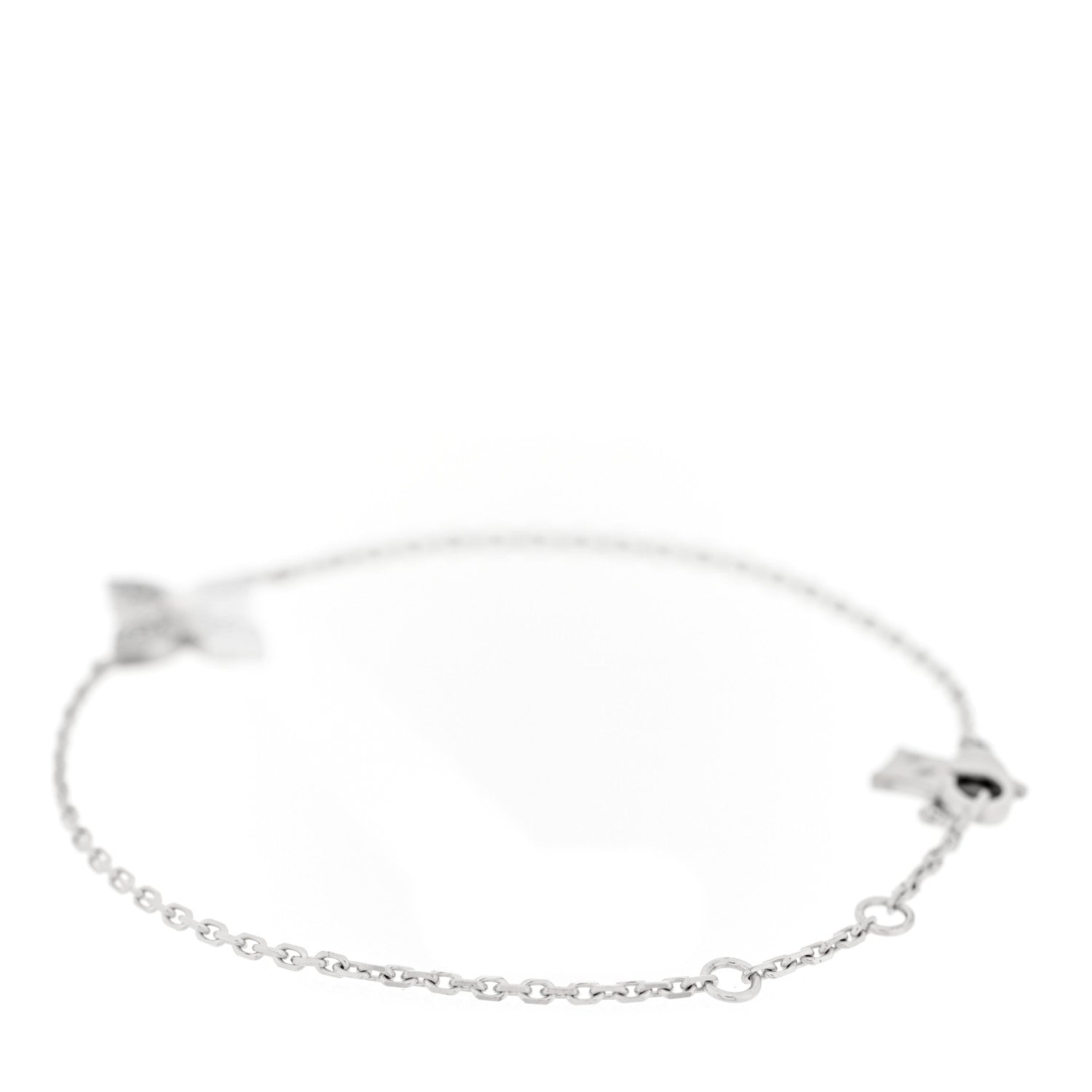Louis Vuitton 18K White Gold Diamond Star Blossom Bracelet 2 of 3
