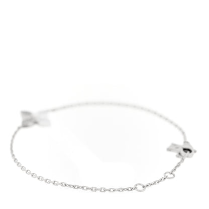 Louis Vuitton 18K White Gold Diamond Star Blossom Bracelet 2 of 3