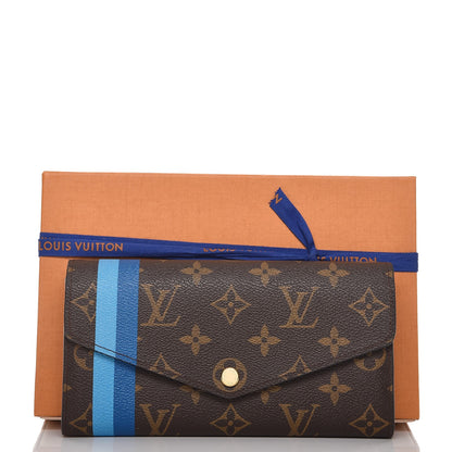 Louis Vuitton Monogram My LV Heritage Sarah Wallet NM Blue Clair Blue De France 7 of 7