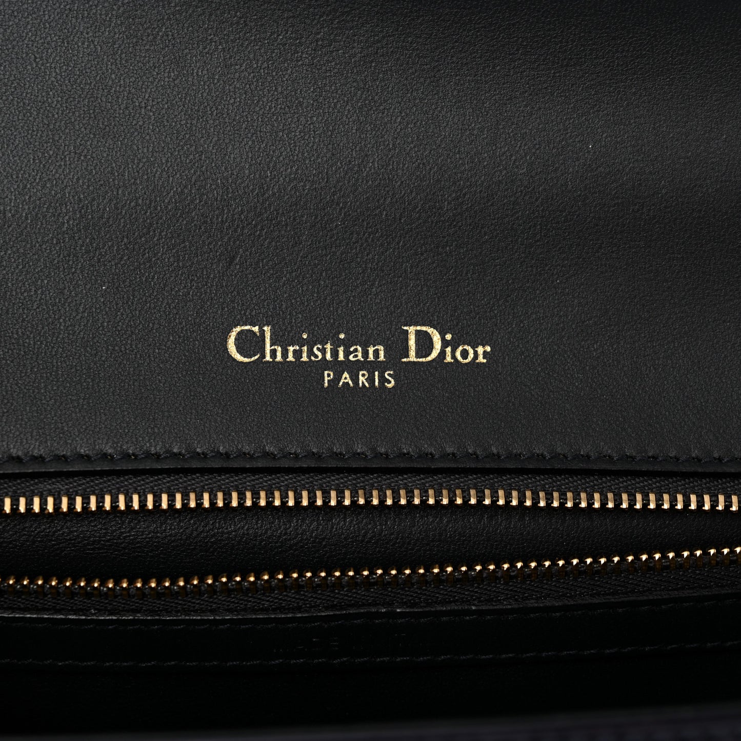 Metallic Patent Micro-Cannage Medium Diorama Flap Bag Navy Blue